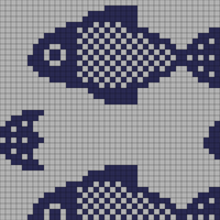 Copy of Copy of Copy of Copy of Blue Fish Chart Knitting