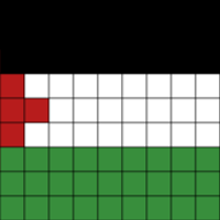 Flag - 15 stitches (medium)