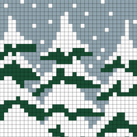 Snowy trees
