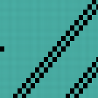 Teal Checkerboard