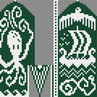 Viking mitten