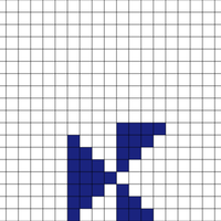 Thumb gusset small geese chart