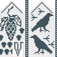 Copy of Copy of Selbu Mittens Blank Chart