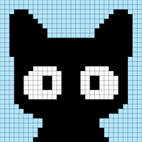 Copy of Copy of Copy of Copy of Copy of Big Eye Cat Granny Square (가방)