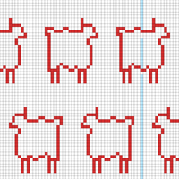 Copy of diana sheep 2 rows