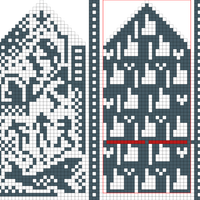 Copy of Copy of Copy of Copy of Selbu Mittens Blank Chart
