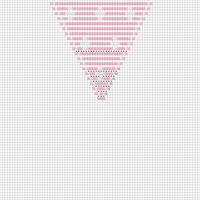 Pointelle Triangle Scarf