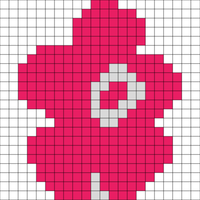 Intarsia Flower