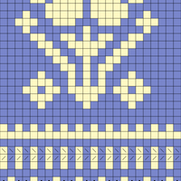 Pam's hat motif