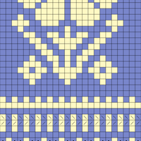 Pam's hat motif
