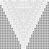 Triangle fractal lace
