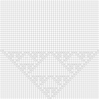 Copy of Triangle fractal lace - Right side only