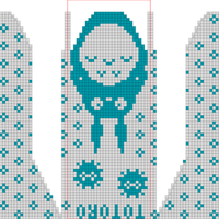 Totoro socks (Sunny sneaker - 4ply) 