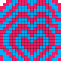 Heart beanie