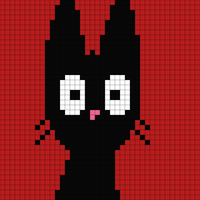 gato negro fondo verde.jpeg