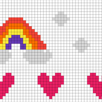 Rainbow clouds 