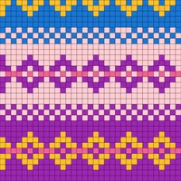 . PINK fairisle