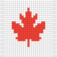 Maple leaf black k3 start, k2 end