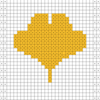 Ginkgo leaf black k3 start k2 end