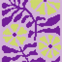 neon flowers