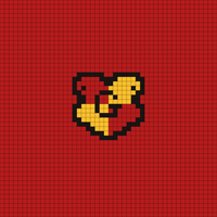 Gryffindor Emblem Pixel Art Design