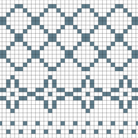 snowflake + diagonal cross