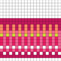 Fair-isle color border