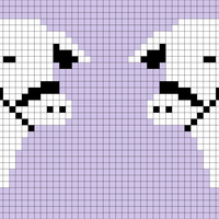 Black/Lavender Holstein Cow