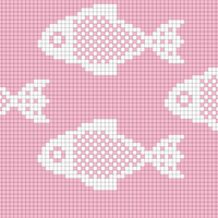 Copy of Copy of Blue Fish Chart Knitting