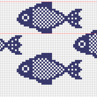 Copy of Copy of Copy of Blue Fish Chart Knitting