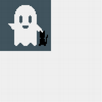 Ghost pet cat