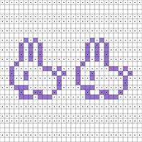 Fingerless Gloves Back Single Bunny
