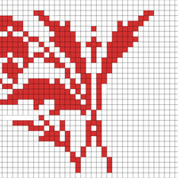 Filet crochet yoke