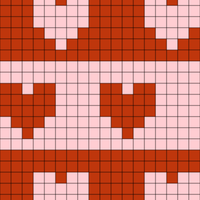 Alternating hearts