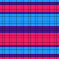 blue and pink