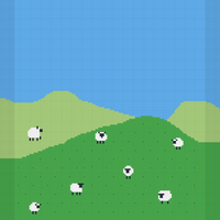 Sheep Blanket with Bobbles