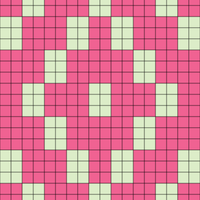 Double Knit Coaster Chart