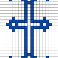 Filet Crochet Cross