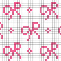 Filet Crochet Ribbon Mesh Bag 2