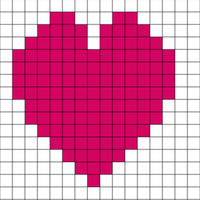 Double Knitting Heart