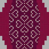 heart flowers [cotton]