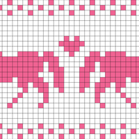 unicorn hearts w/ boarder