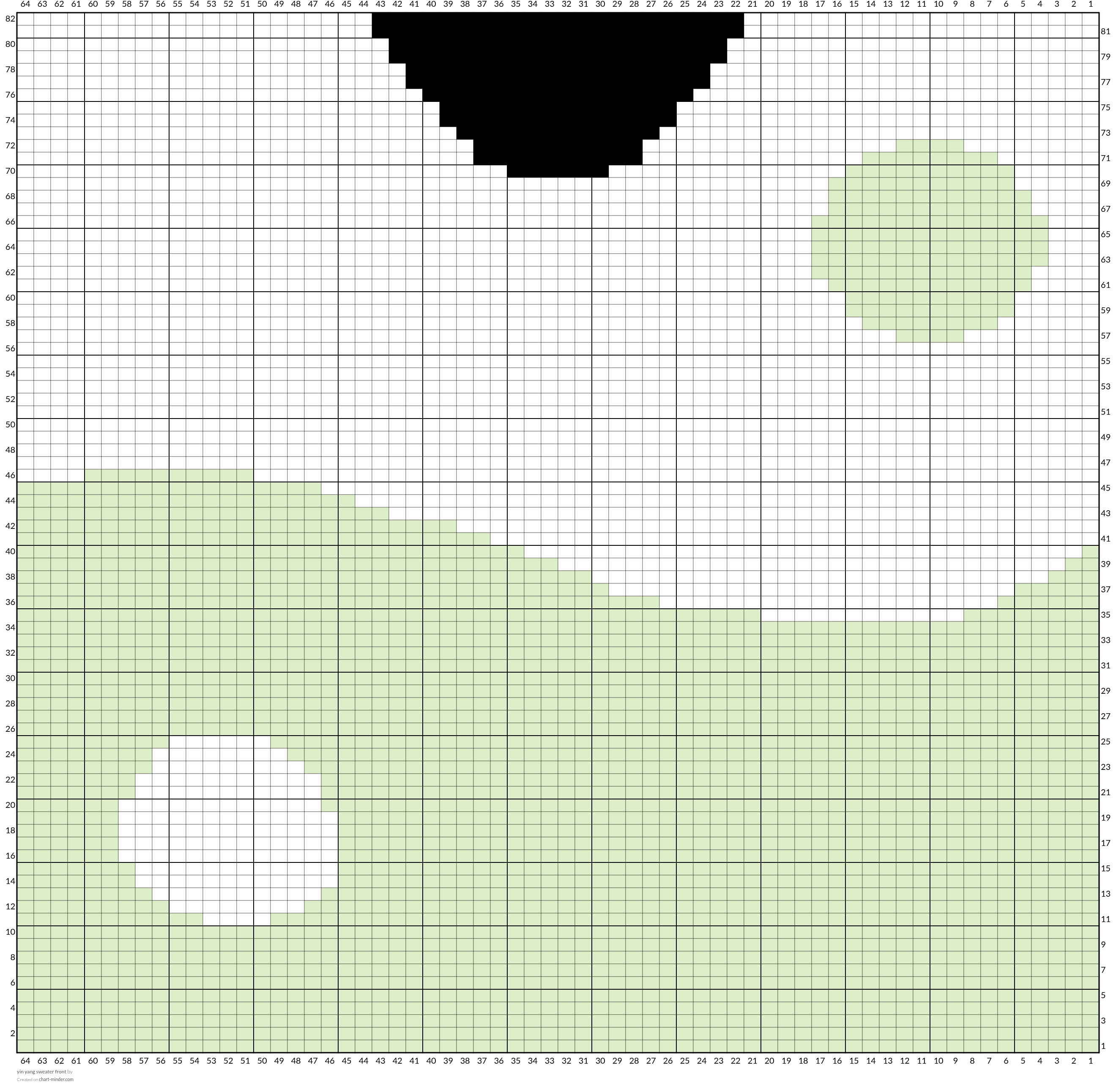 yin yang sweater front