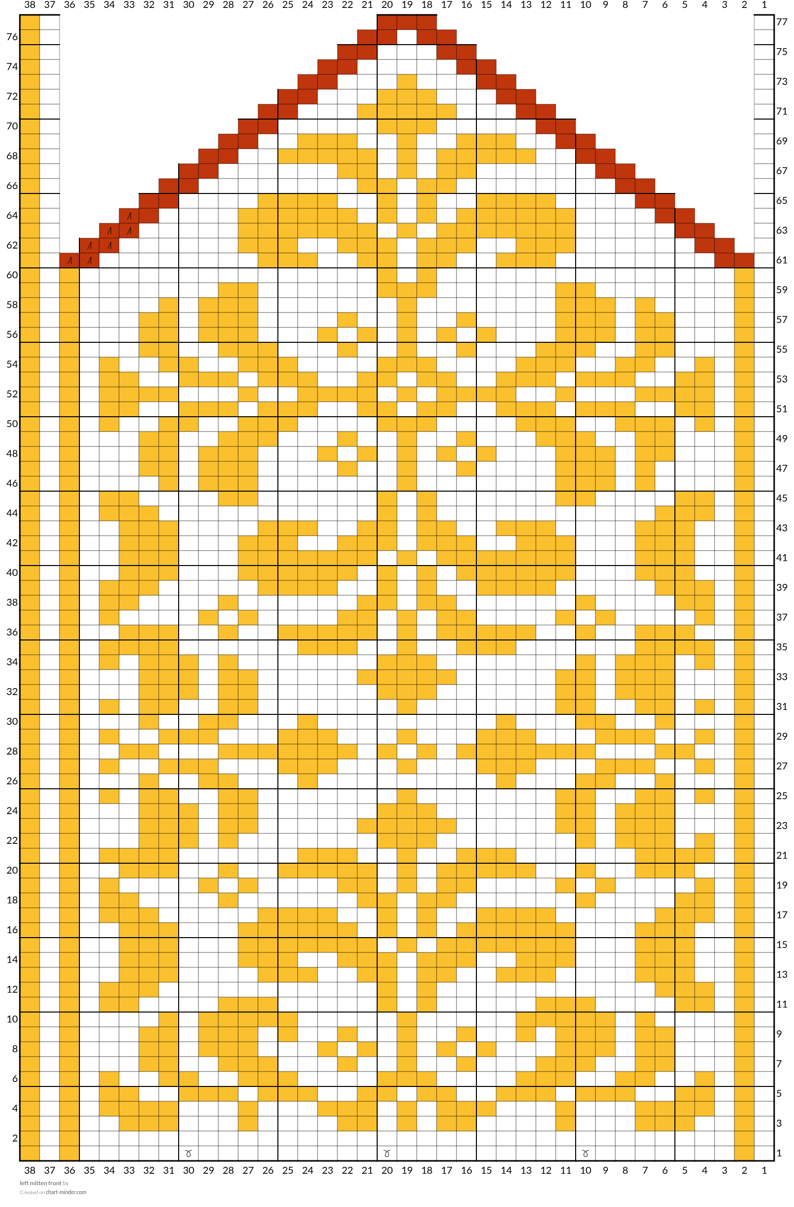 left mitten front