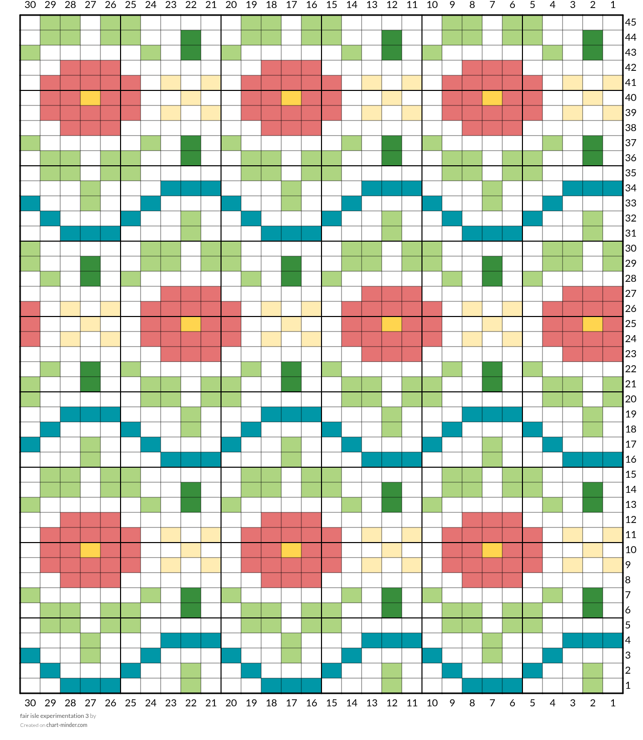 fair isle experimentation 3