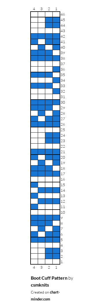 Boot Cuff Pattern
