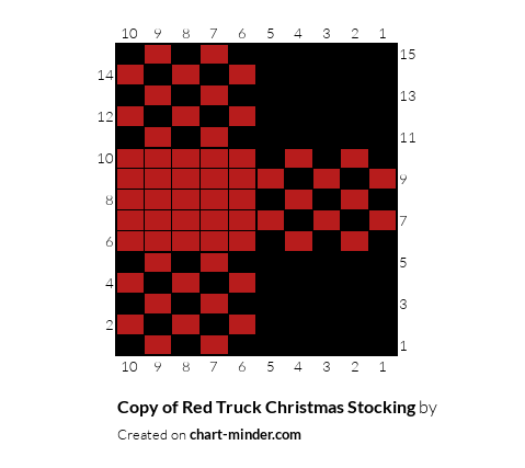 Copy of Red Truck Christmas Stocking