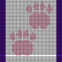 Cat Foot Prints 3