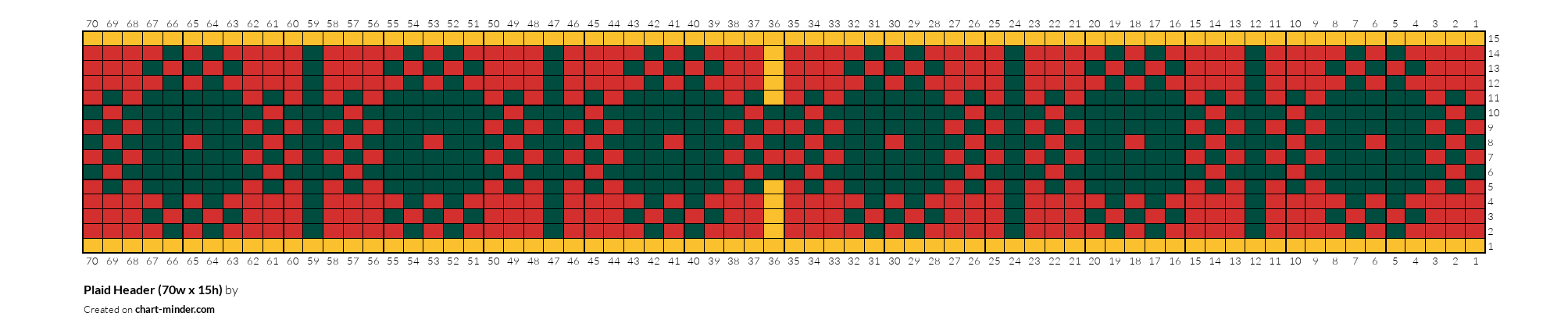 Plaid Header (70w x 15h)