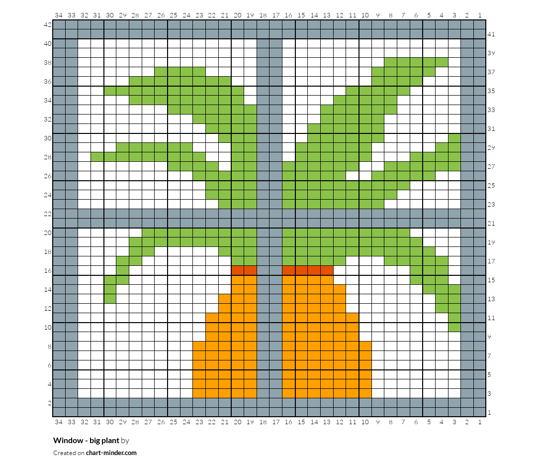 Window - big plant